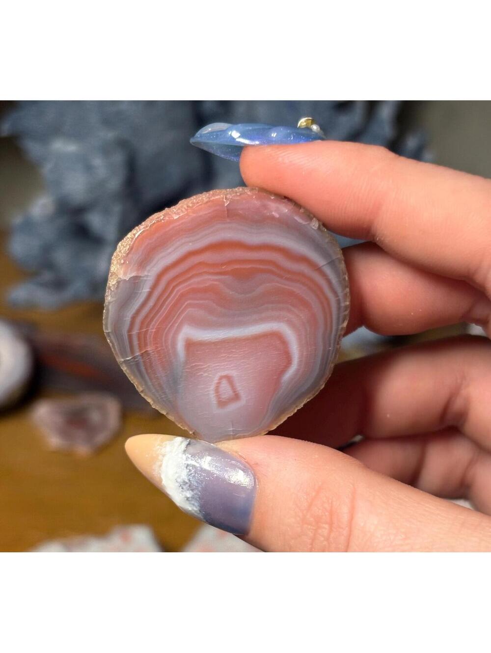 Queensland Creek Agate • Natural Australian Banded Stone • Polished Specimen